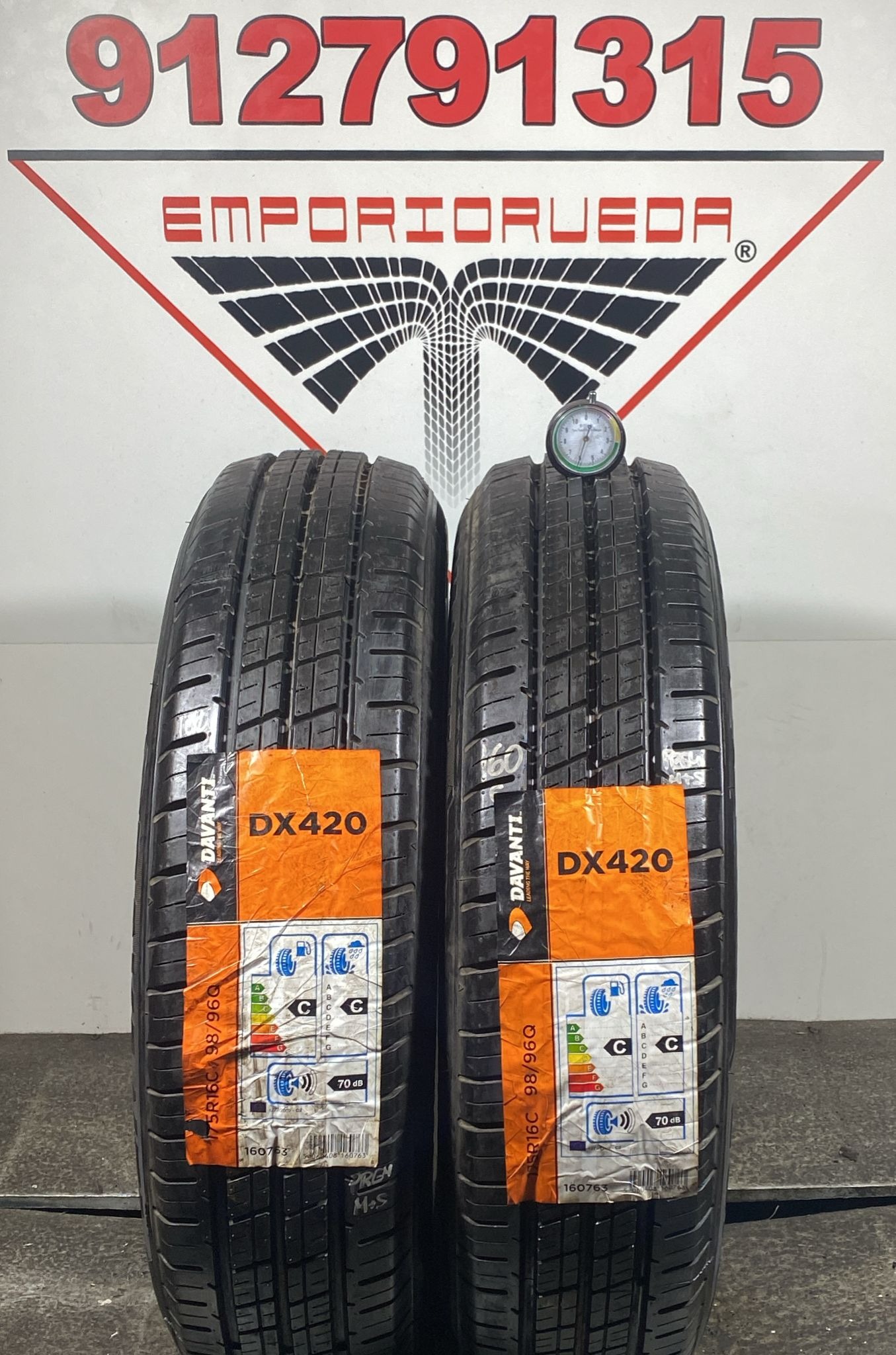 DAVANTI  USADO PREMIUM M+S 175/80 R16C 98/96 Q